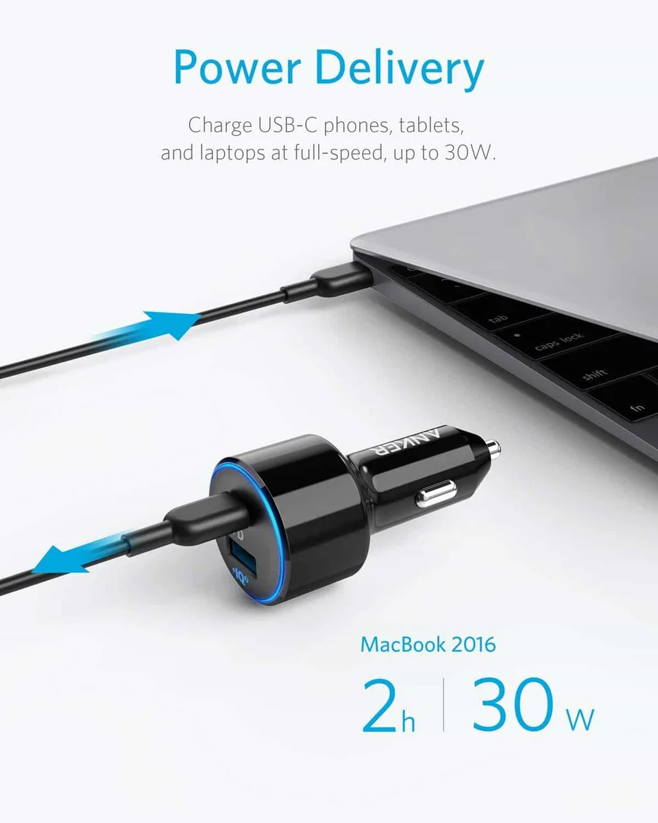 Anker PowerDrive Speed+ 2 Car Charger 49.5W image 2