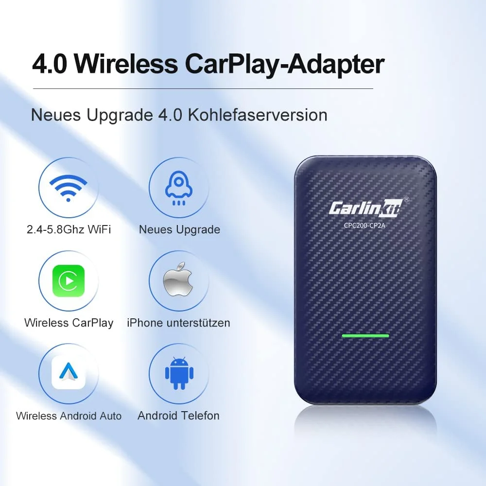 CarlinKit 5.0 Wireless CarPlay/Android Auto Adapter