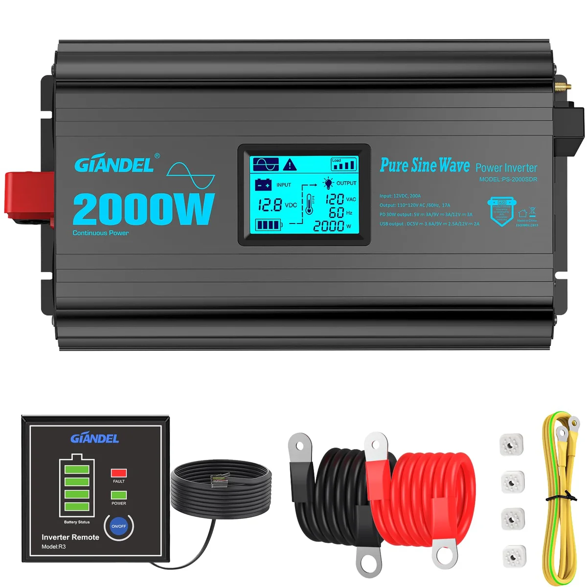 Energizer 2000W Pure Sine Wave Inverter image 3