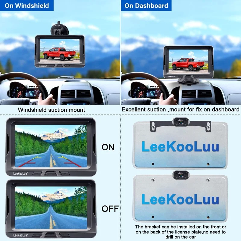 LeeKooLuu LK2 Wireless Backup Camera image 3