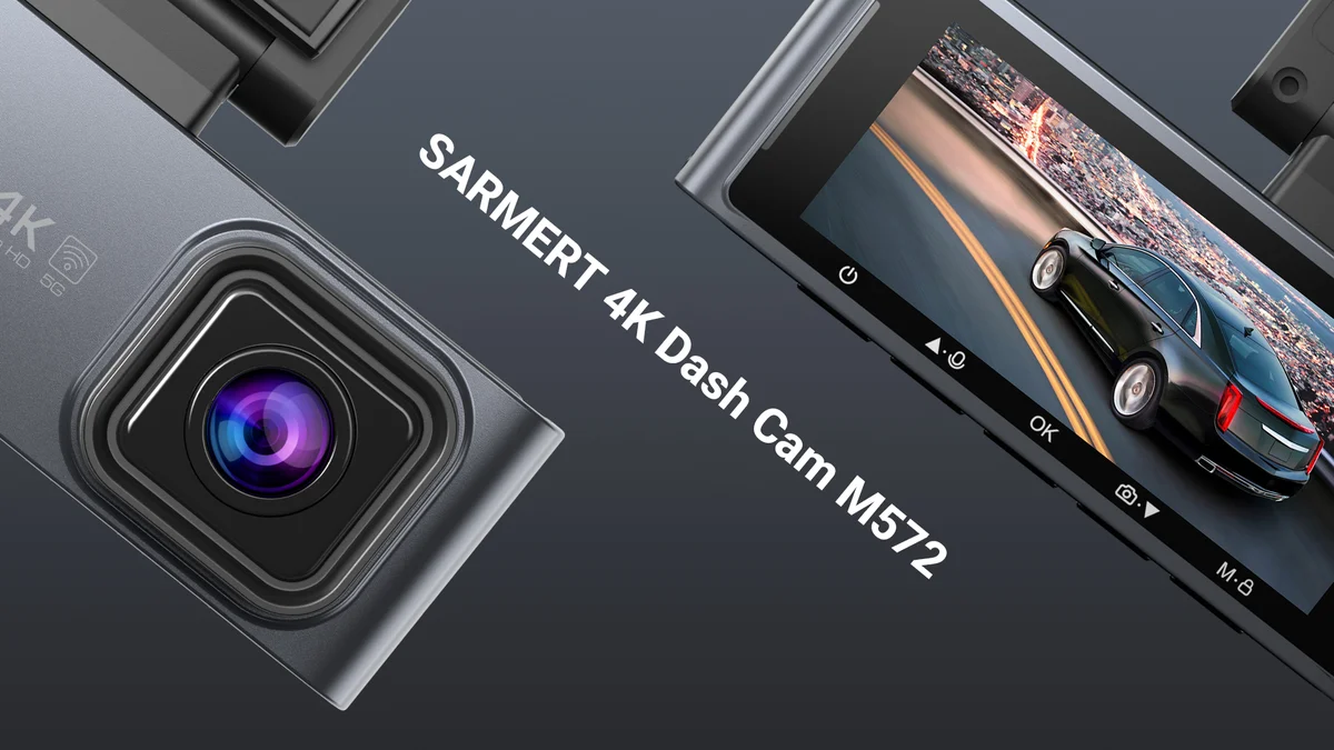 Sarmert 4K/1080P Dual Dash Cam image 2