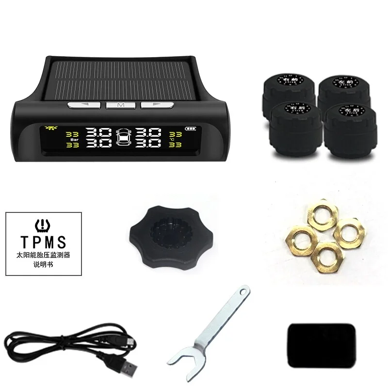 Solar Wireless TPMS Monitor System image 3